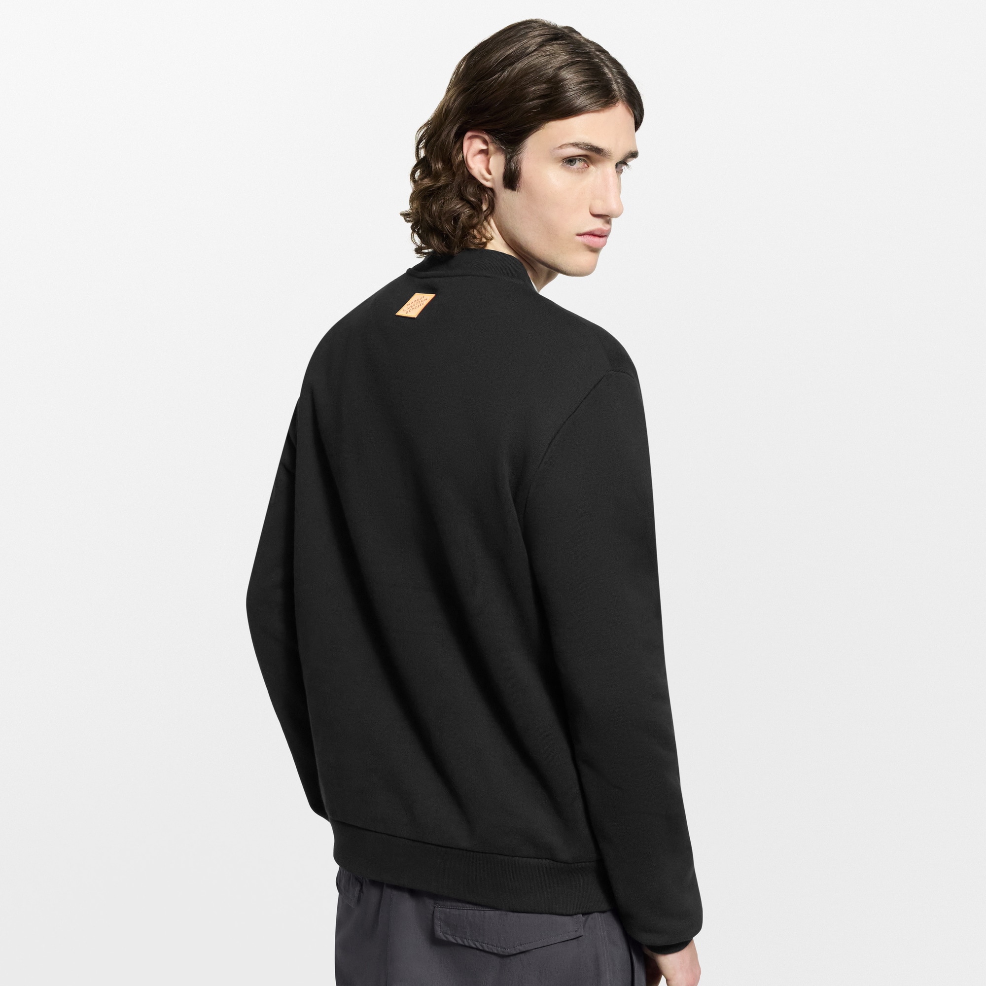 Embroidered Long-Sleeved Sweatshirt  in Men
