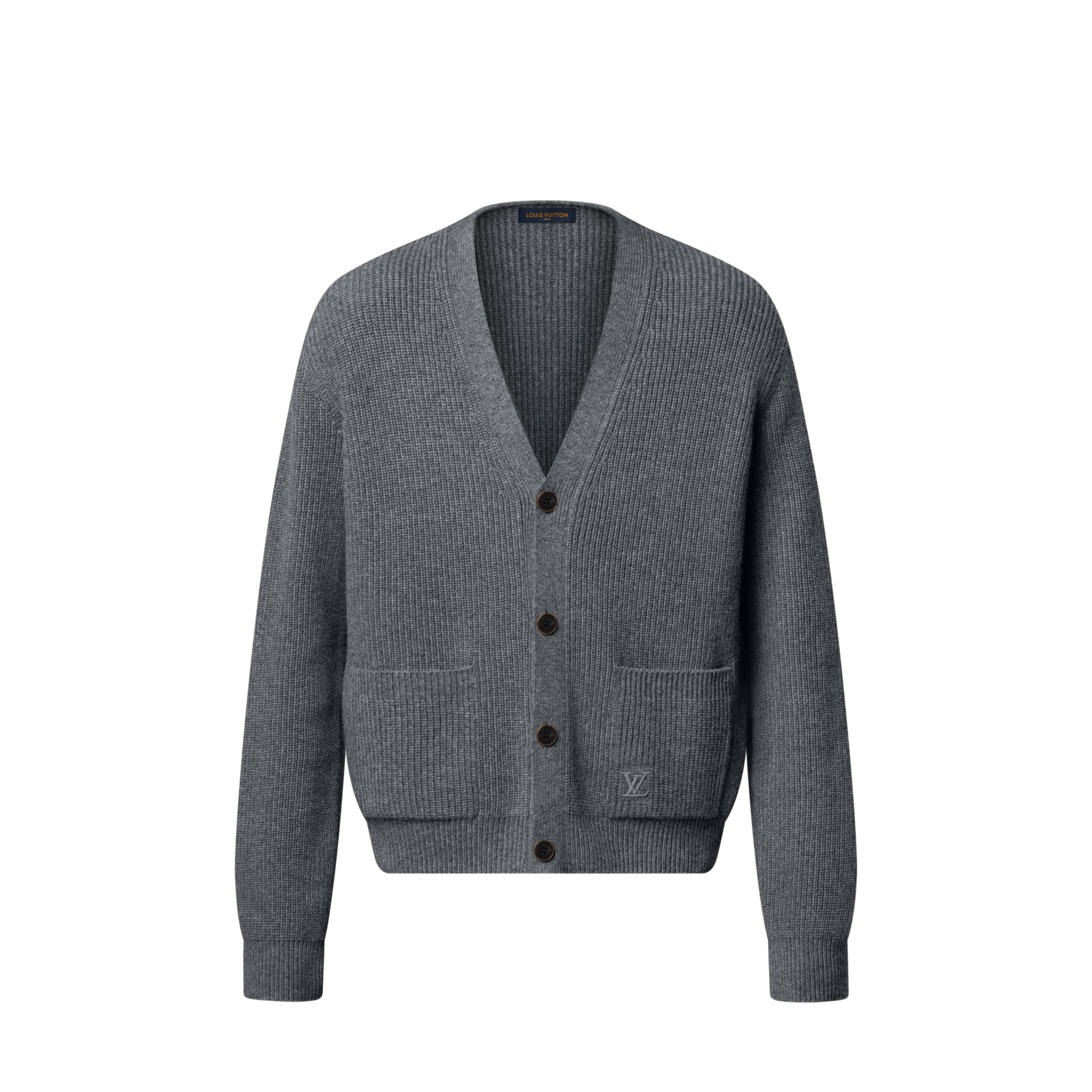 Embroidered Signature Cashmere Cardigan
  in Men