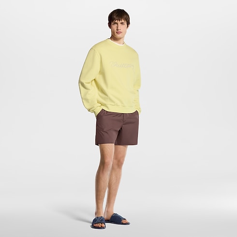 Embroidered Signature Crewneck in Women's Ready-to-Wear Knitwear collections by Louis Vuitton (Product zoom)