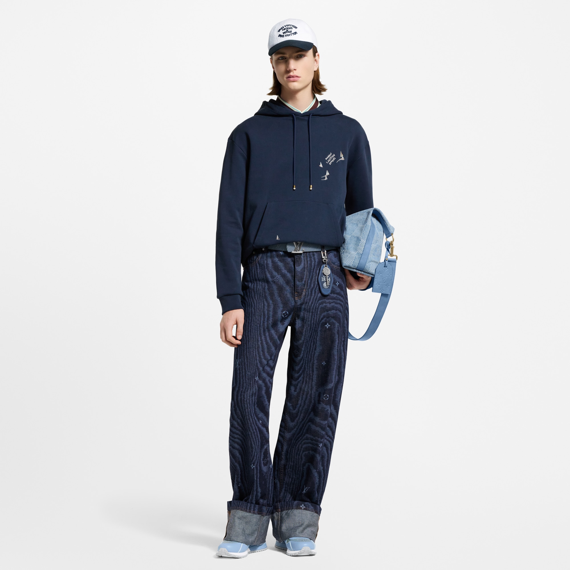 Embroidered Signature Hoodie  in Men