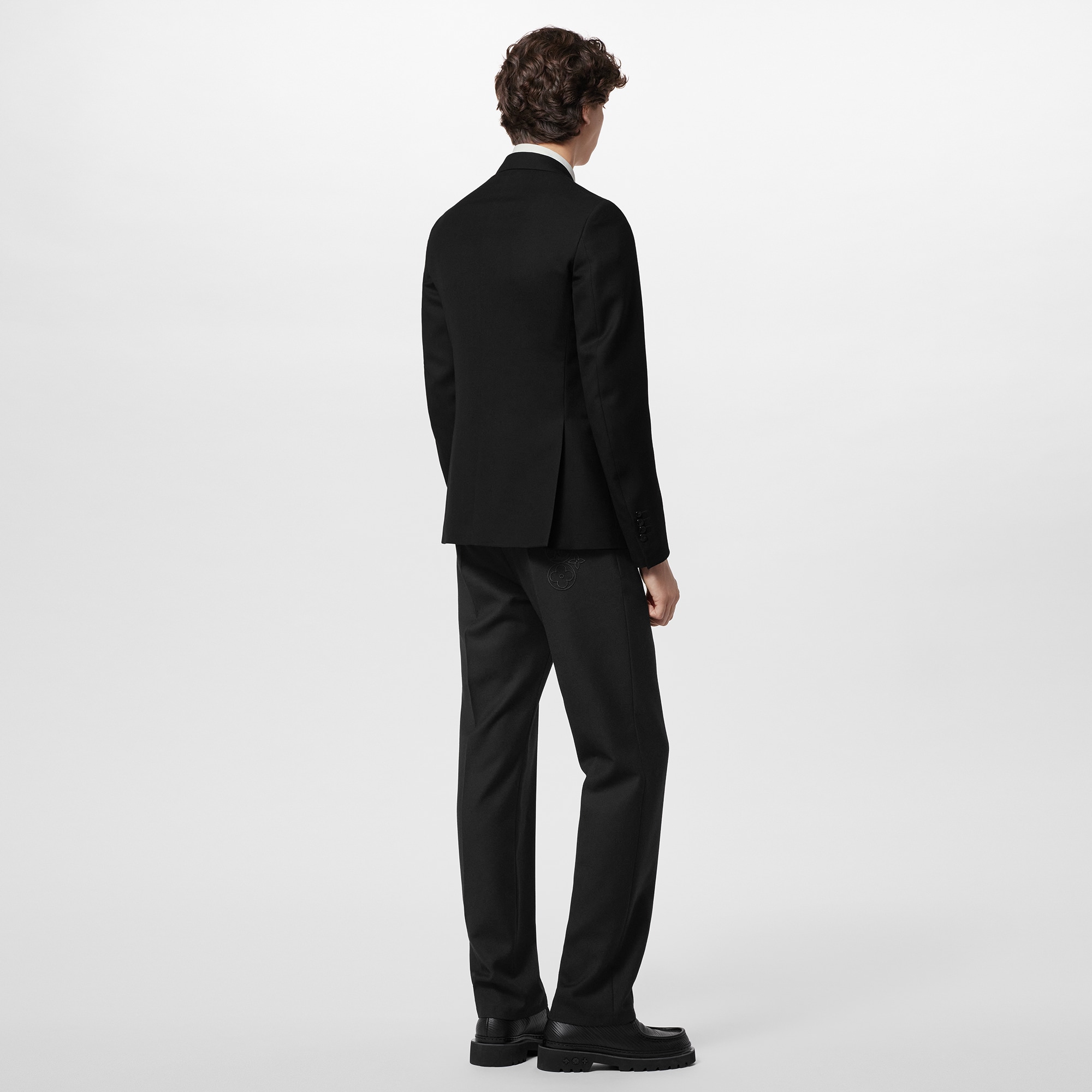 Embroidered Signature Wool Pont Neuf Jacket  in Men