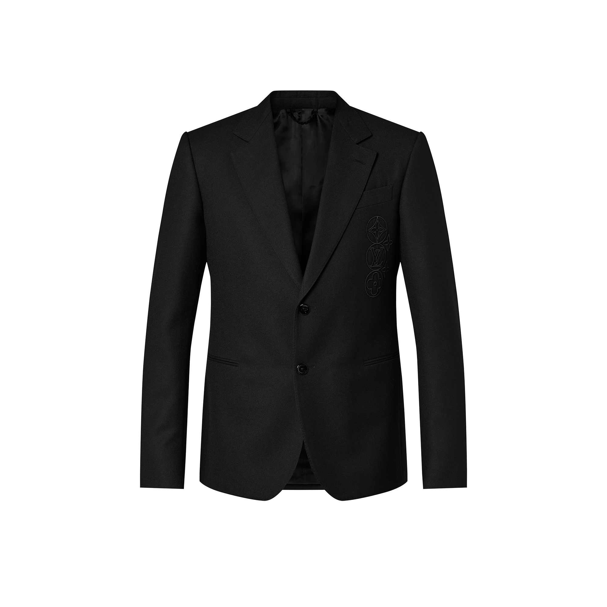 Embroidered Signature Wool Pont Neuf Jacket  in Men