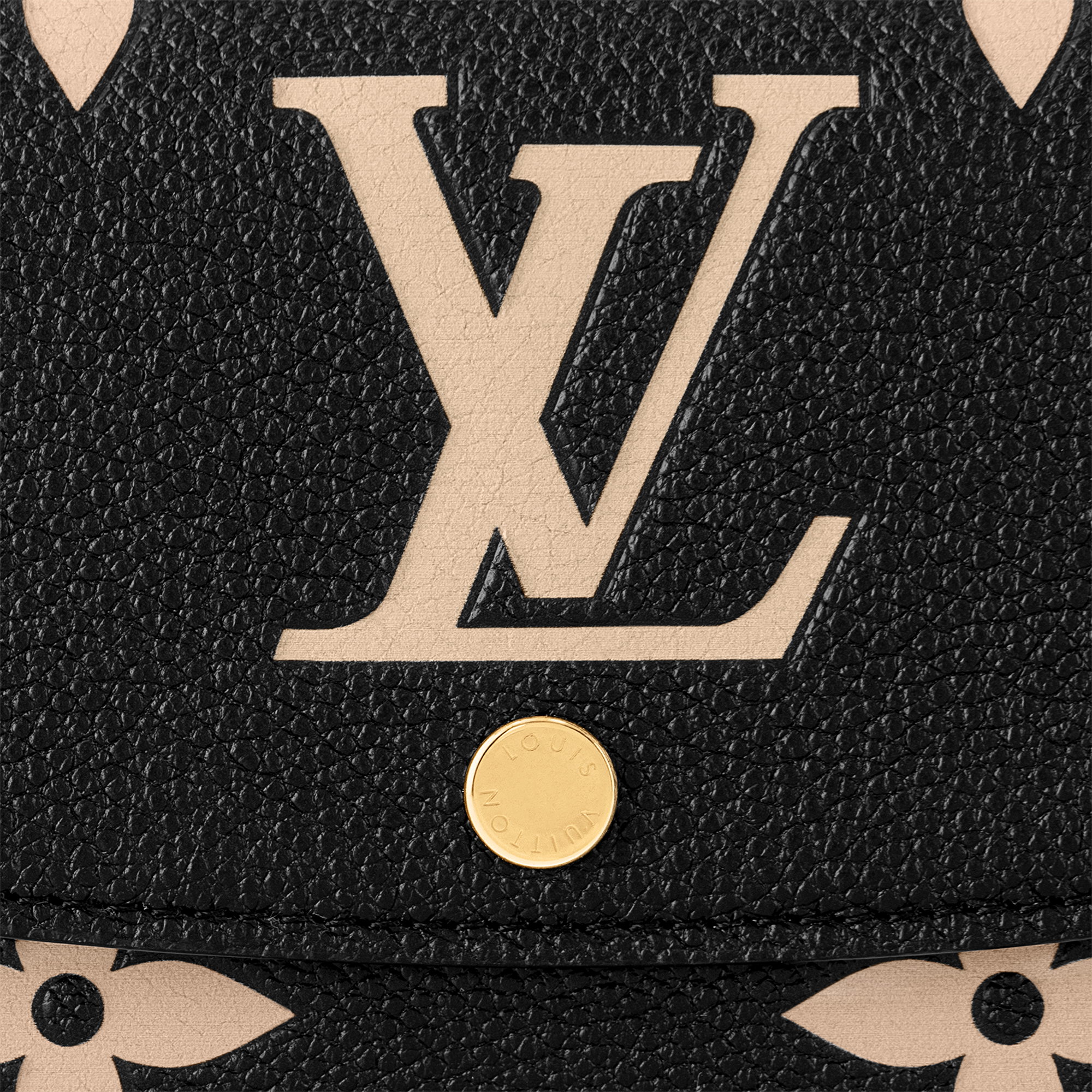 Emilie Wallet Bicolour Monogram Empreinte Leather in Women