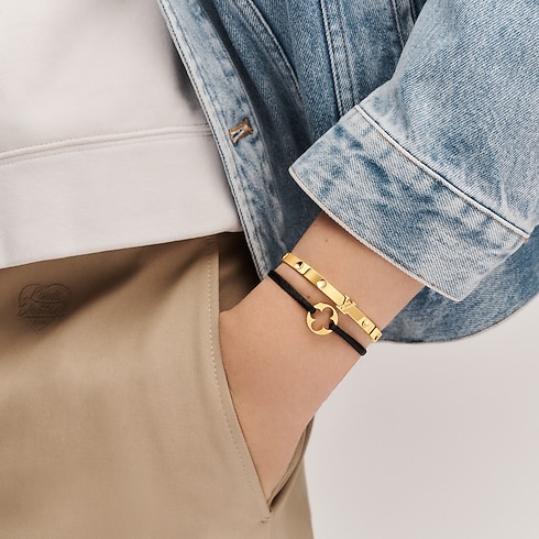 Empreinte Cord Bracelet, Yellow Gold in Jewellery's Categories All Fine Jewellery collections by Louis Vuitton (Product zoom)