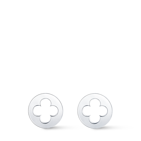 Empreinte Ear Studs, White Gold in Jewellery's Categories All Fine Jewellery collections by Louis Vuitton (Product zoom)