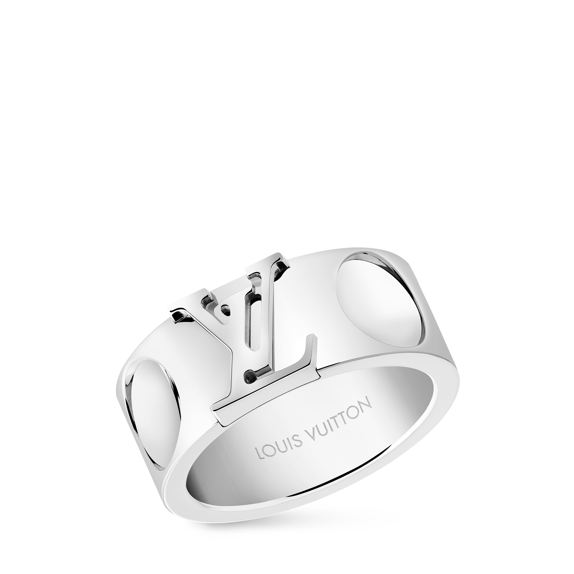Empreinte Large Ring, White Gold  in Jewellery
