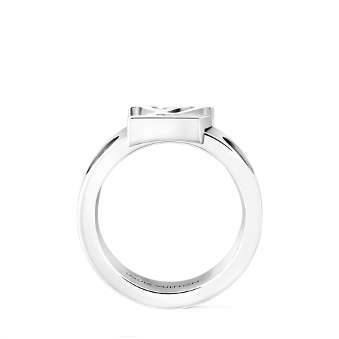 Empreinte Large Ring, White Gold in Jewellery's Categories All Fine Jewellery collections by Louis Vuitton (Product zoom)