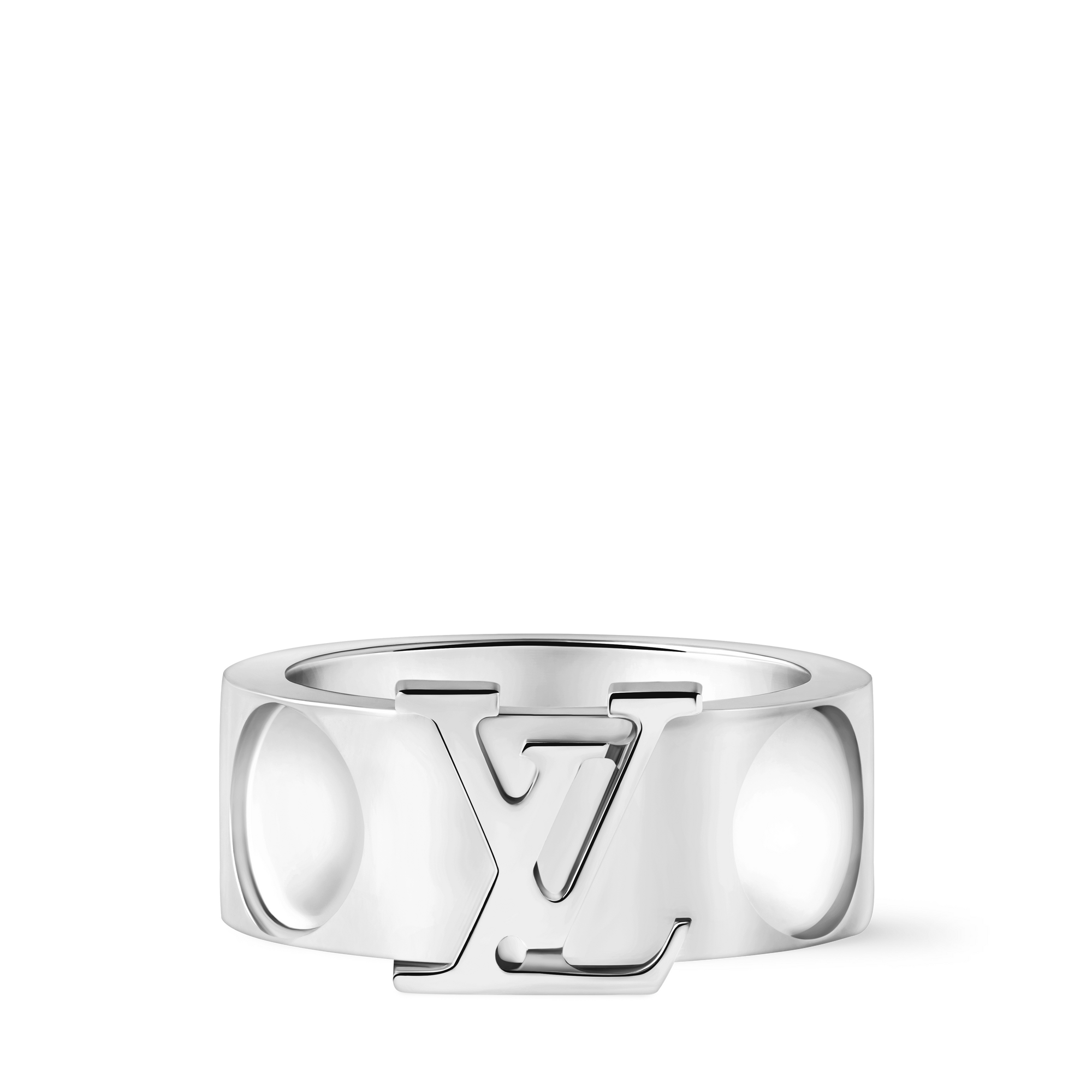 Empreinte Large Ring, White Gold  in Jewellery