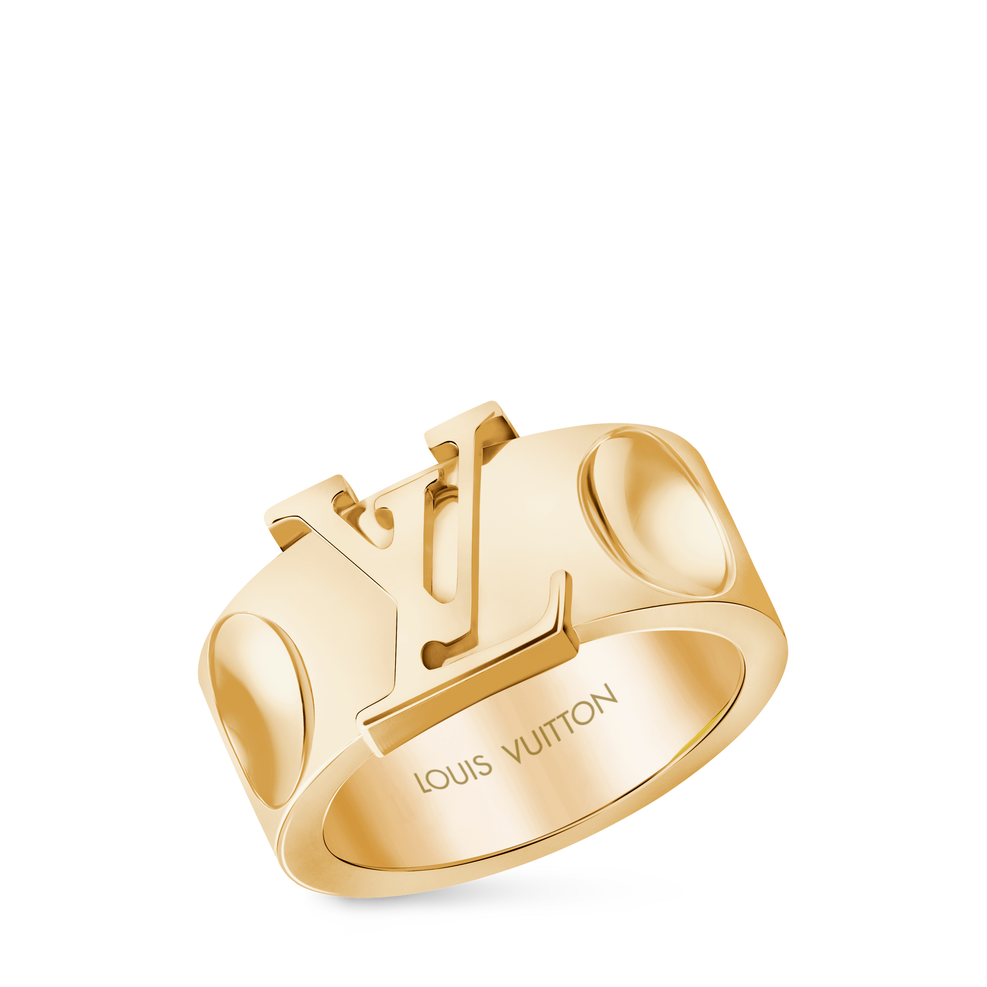 Empreinte Large Ring, Yellow Gold  in Jewellery