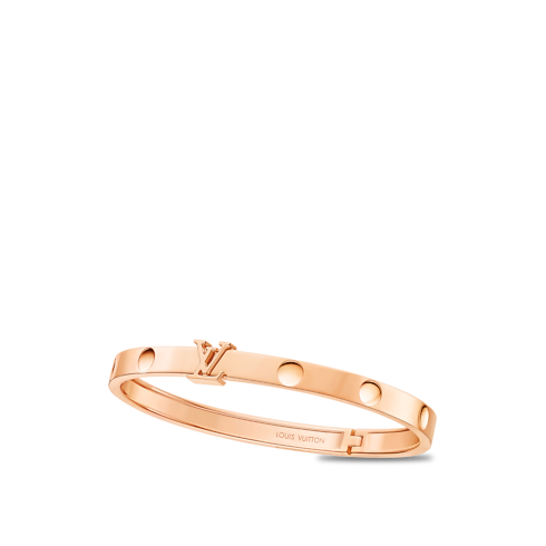 Empreinte Medium Bangle, Pink Gold in Les Extraordinaires's Jewelry Bracelets collections by Louis Vuitton (Product zoom)