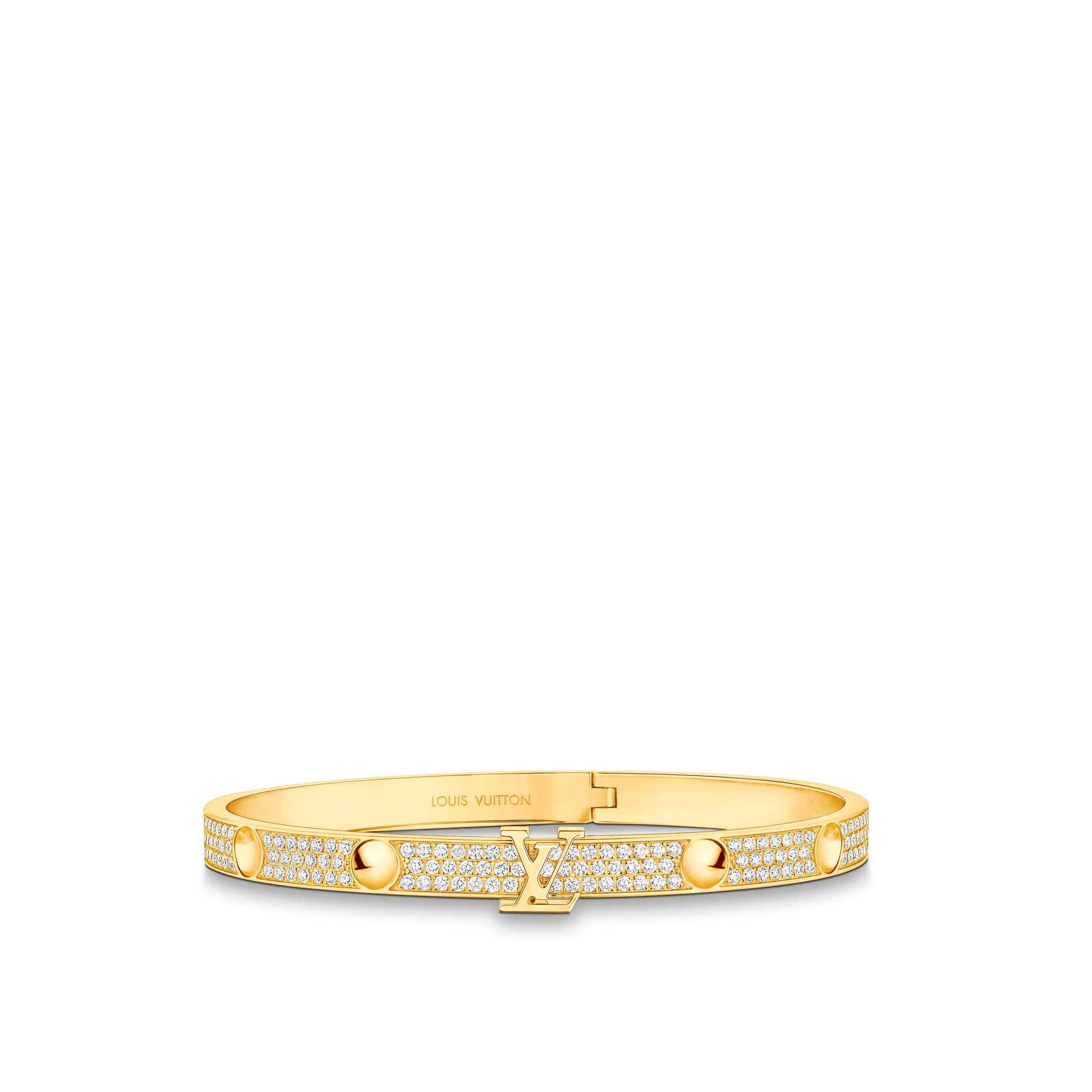Empreinte Medium Bangle, Yellow Gold and Diamonds  in Jewellery
