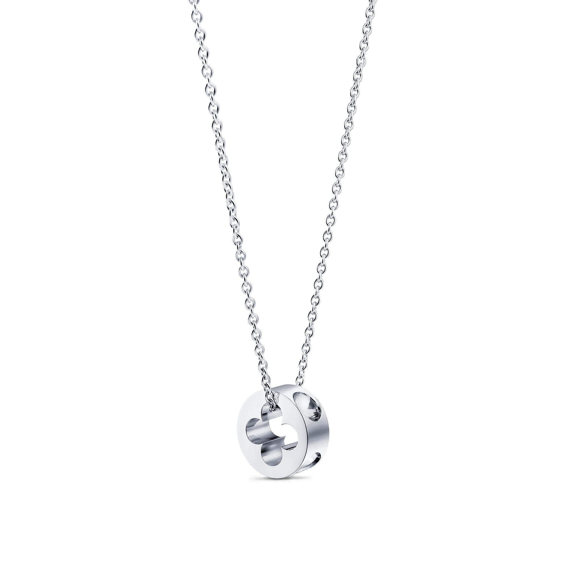 Empreinte Pendant, White Gold  in Men