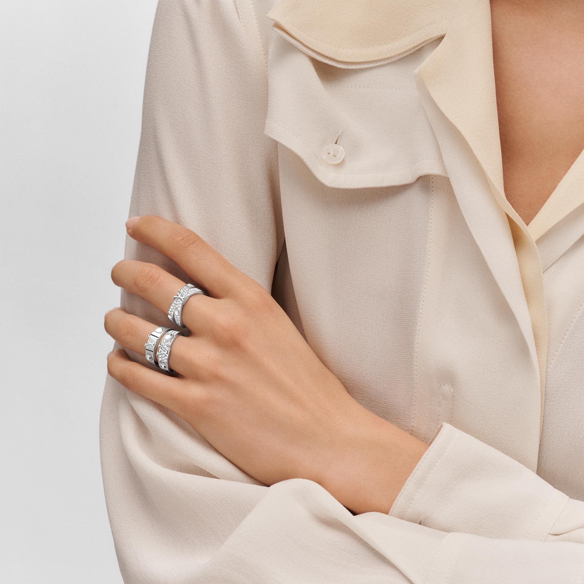 Empreinte Ring, White Gold And Diamonds  in Jewellery
