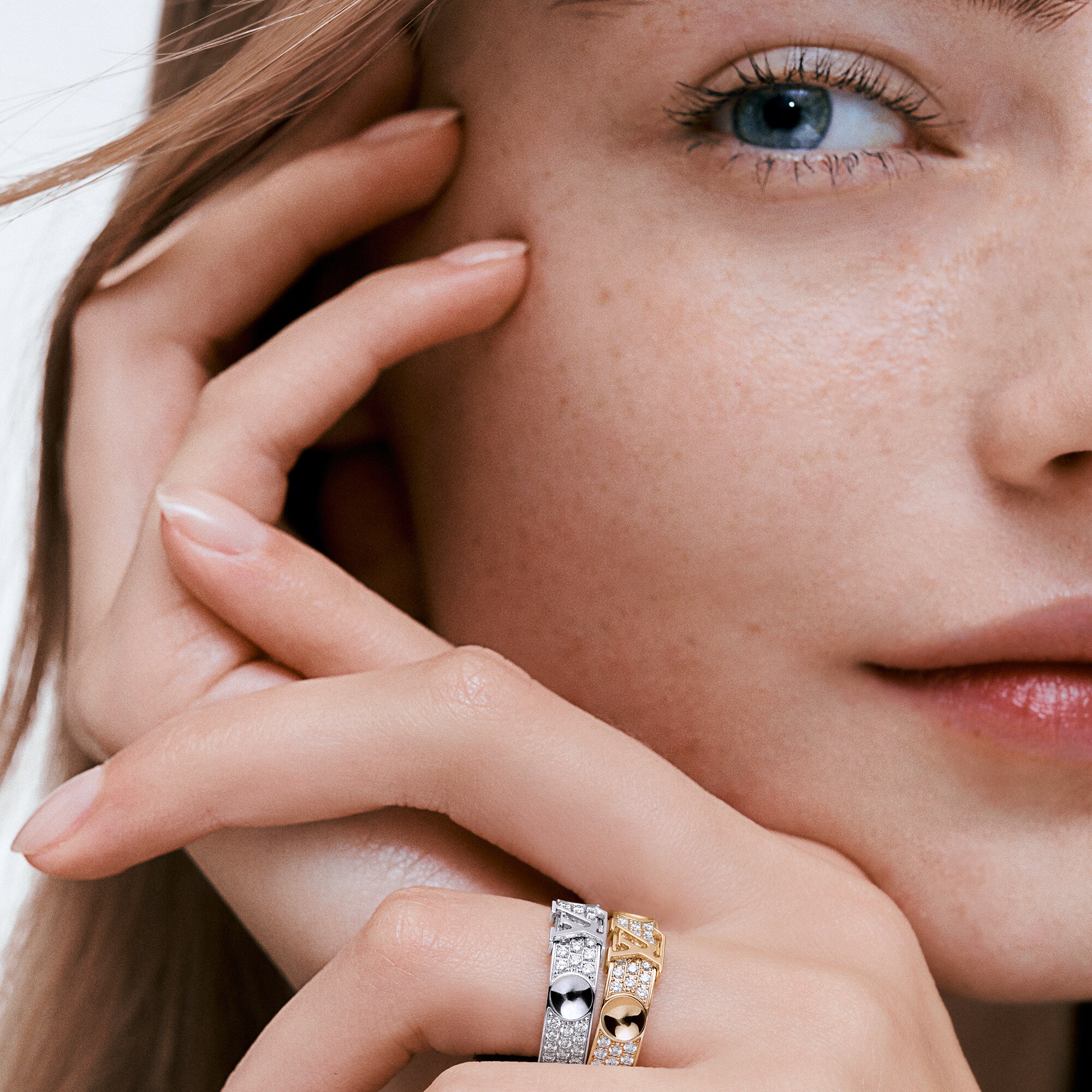 Empreinte Ring, Yellow Gold And Diamonds  in Jewellery