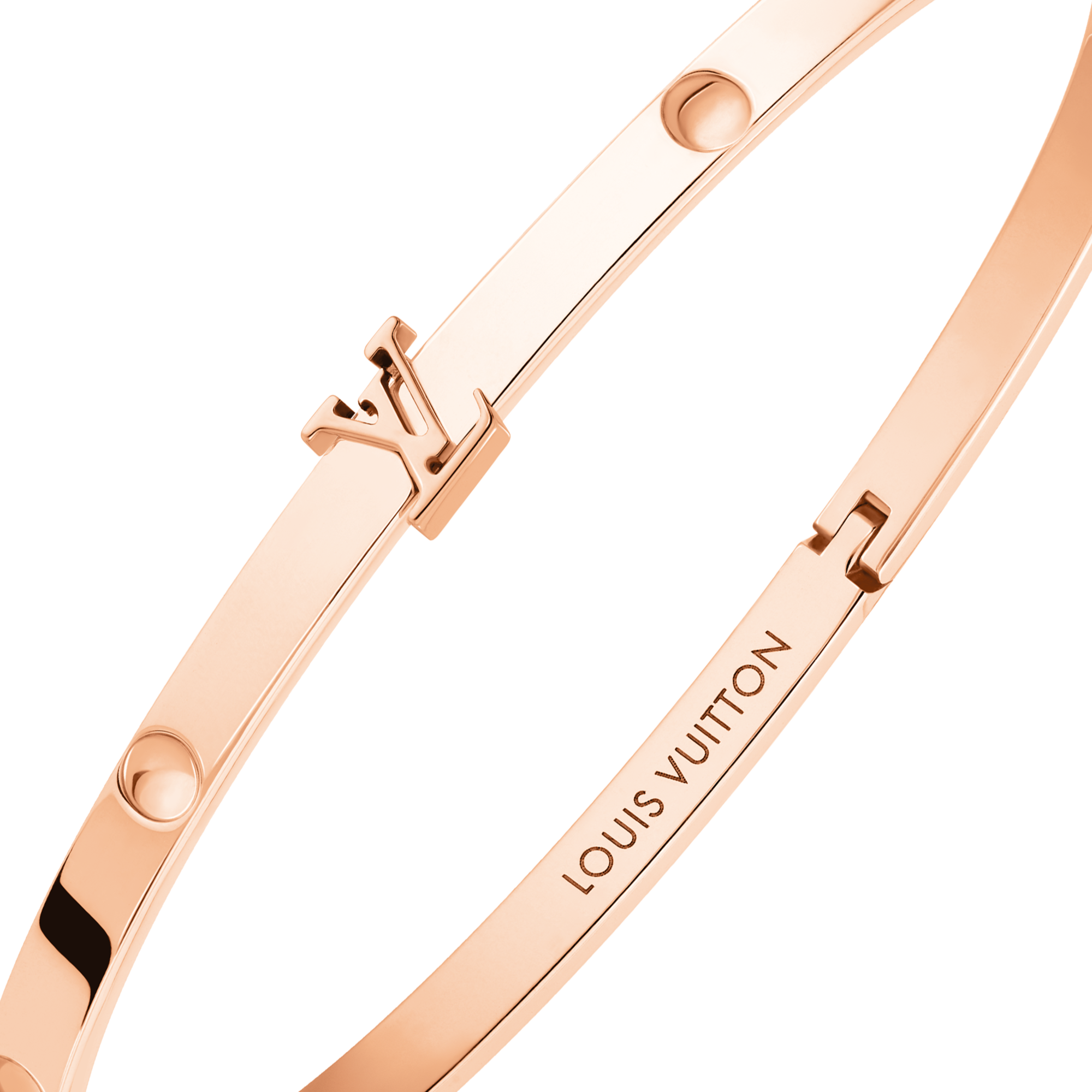 Empreinte Small Bangle, Pink Gold  in Jewellery