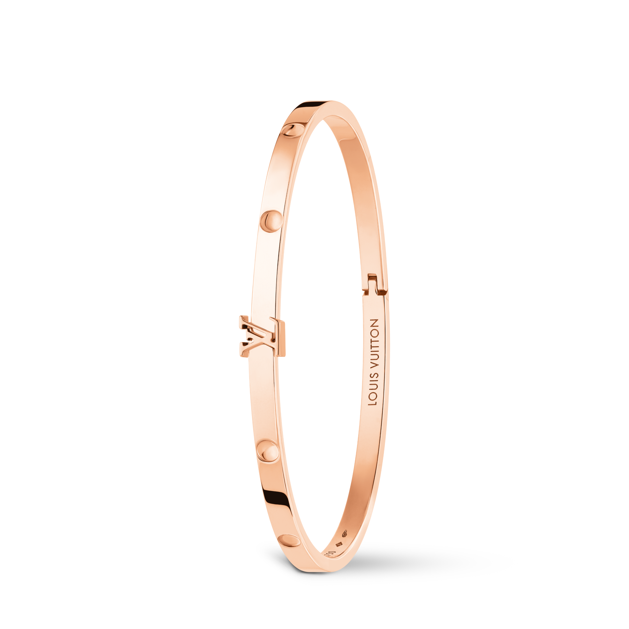 Empreinte Small Bangle, Pink Gold  in Jewellery