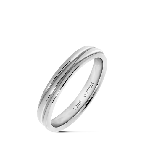 Epi wedding band, platinum in Jewellery's Categories All Fine Jewellery collections by Louis Vuitton (Product zoom)