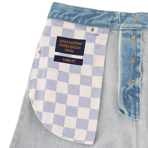 Flared Fit Denim Pants in Men's Ready-to-Wear Denim collections by Louis Vuitton (Product zoom)