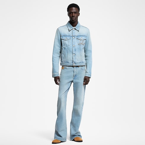 Flared Fit Denim Pants in Men's Ready-to-Wear Denim collections by Louis Vuitton (Product zoom)
