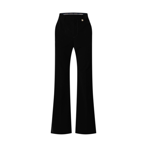 Flared Tailored Velvet Pants in Men's Ready-to-Wear Pants collections by Louis Vuitton (Product zoom)