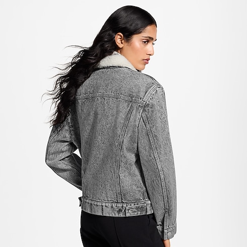 Fleece-Lined Denim Jacket in Women's Ready-to-Wear Coats and Jackets collections by Louis Vuitton (Product zoom)