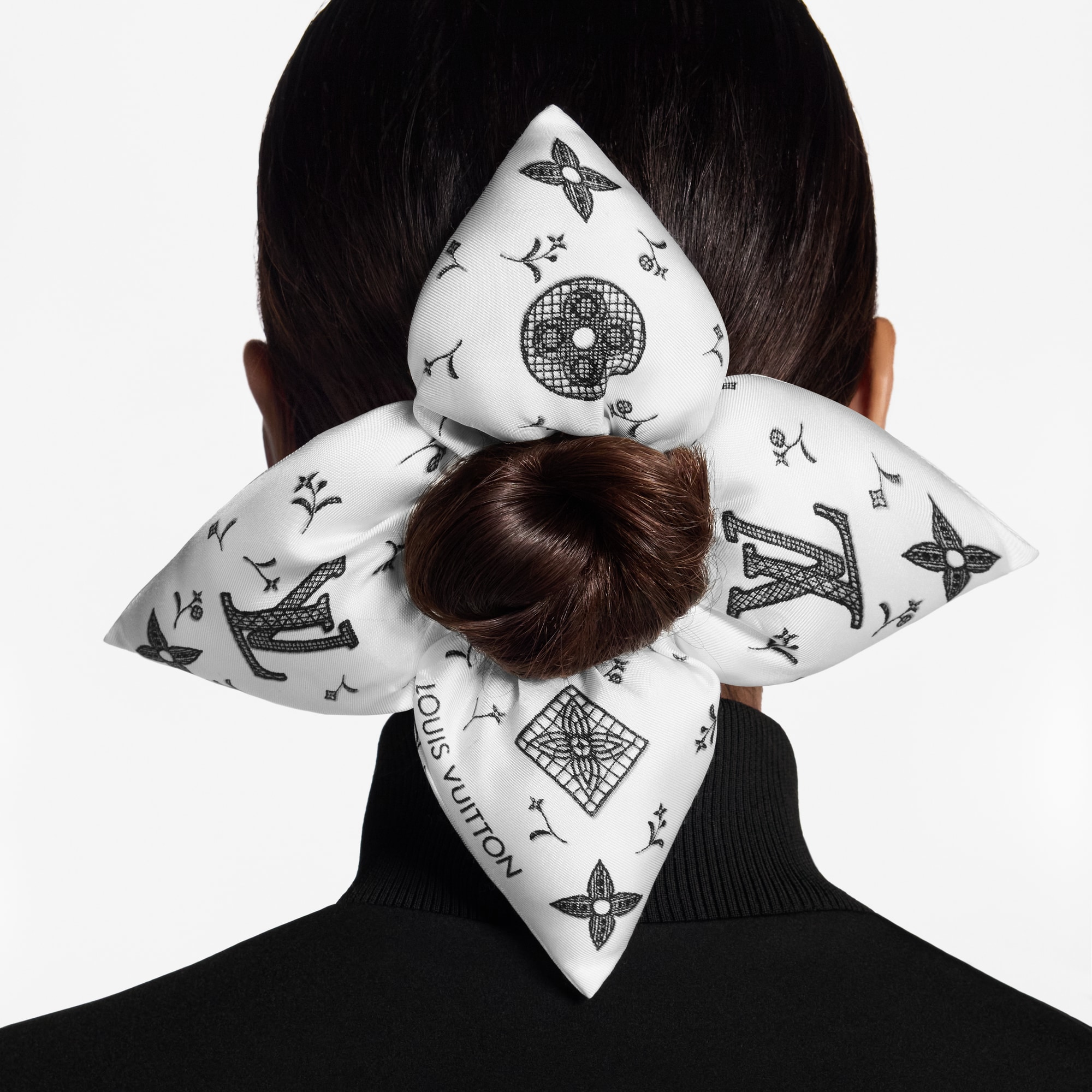 Fleur Pique Scrunchy . in Women