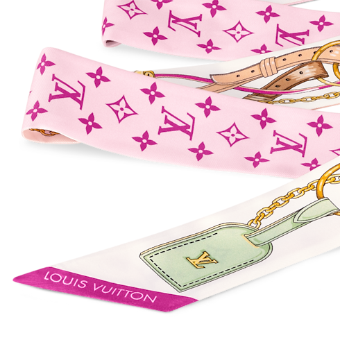 Flower And Straps BB Bandeau . in Women's Accessories Silk Squares and Bandeaus collections by Louis Vuitton (Product zoom)