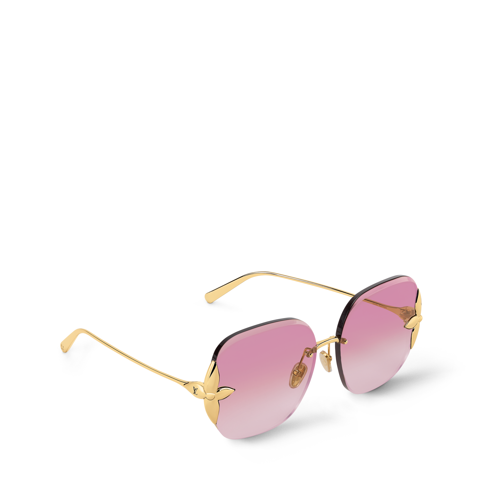 Flower Edge Metal Square Sunglasses . - Accessories | LOUIS  display picture 3
