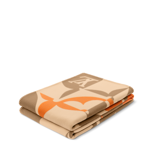 Flower Puzzle Throw 140 x 200 in Trunks, Travel and Home's Home and Art of Dining Home Textile collections by Louis Vuitton (Product zoom)
