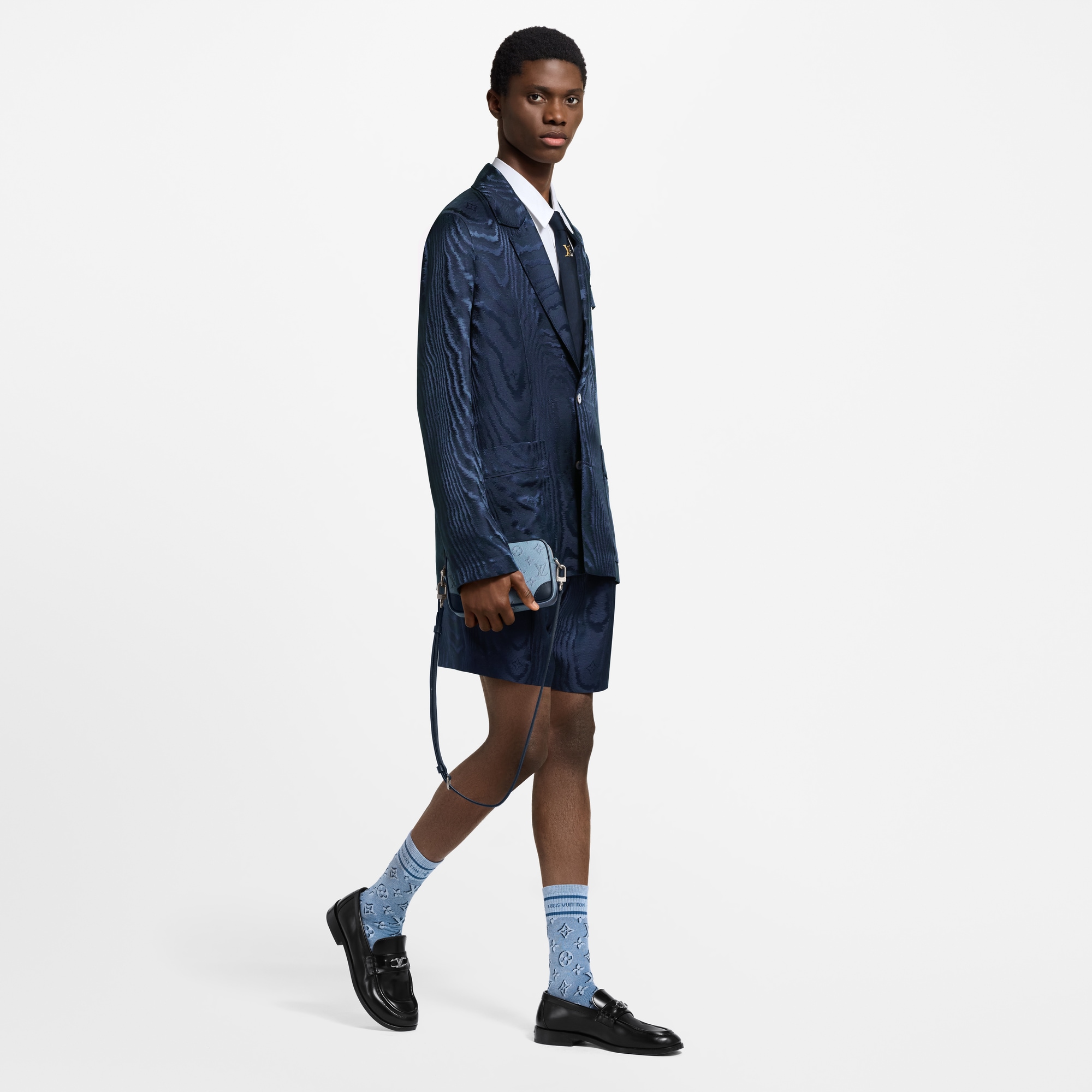 Fluid Single-Breasted Jacket  in Men