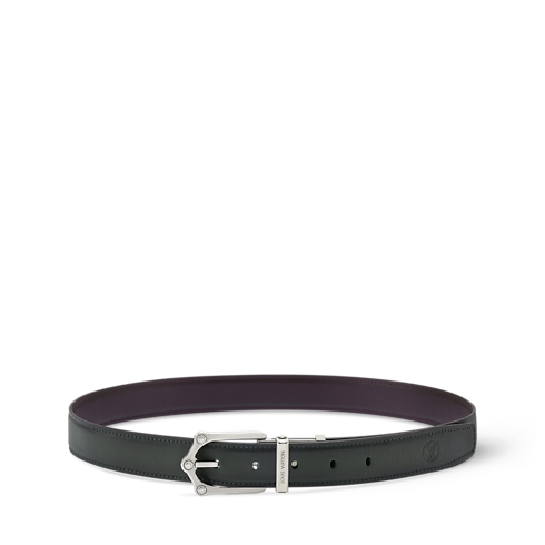 Frog Patinated 30mm Reversible Belt front view