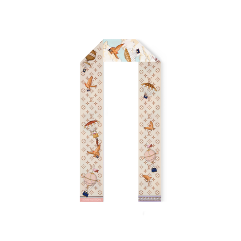 From The Cloud Bandeau . in Women's Accessories Silk Squares and Bandeaus collections by Louis Vuitton (Product zoom)