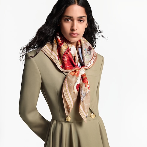 From The Cloud Square 90 . in Women's Accessories Silk Squares and Bandeaus collections by Louis Vuitton (Product zoom)