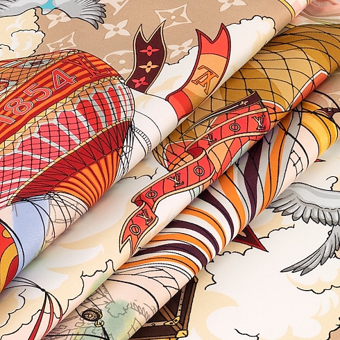 From The Cloud Square 90 . in Women's Accessories Silk Squares and Bandeaus collections by Louis Vuitton (Product zoom)