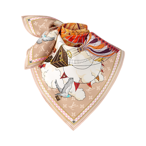 From The Cloud Square 90 . in Women's Accessories Silk Squares and Bandeaus collections by Louis Vuitton (Product zoom)