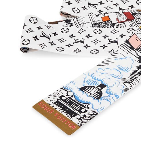 Gaston’s Travel Bandeau . in Women's Accessories Silk Squares and Bandeaus collections by Louis Vuitton (Product zoom)