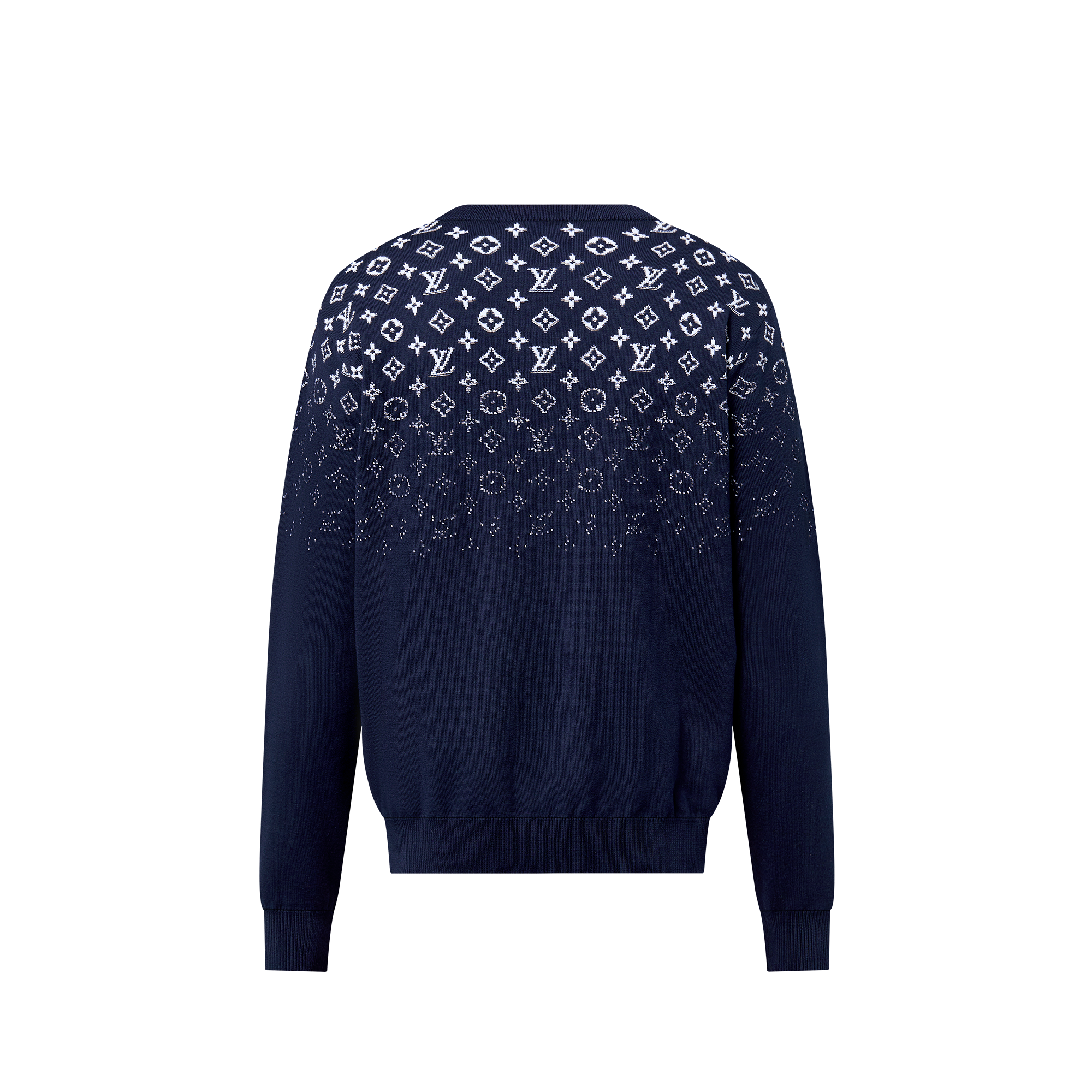 Gradient Cotton Crewneck  in Men