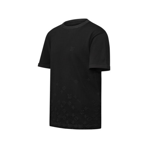 Gradient Signature Jacquard Short-Sleeved Crewneck in Men's Ready-to-Wear Knitwear and Sweatshirts collections by Louis Vuitton (Product zoom)