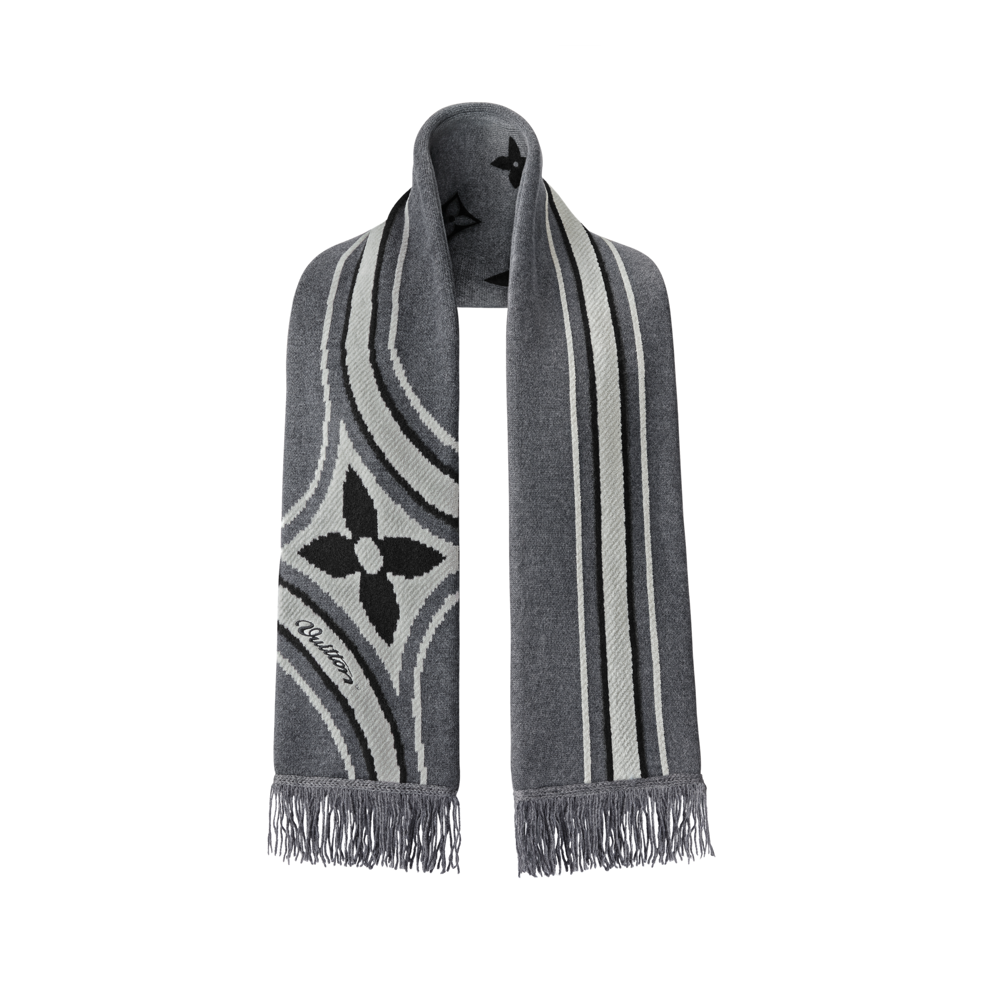 Graphic Flower Scarf . in Men