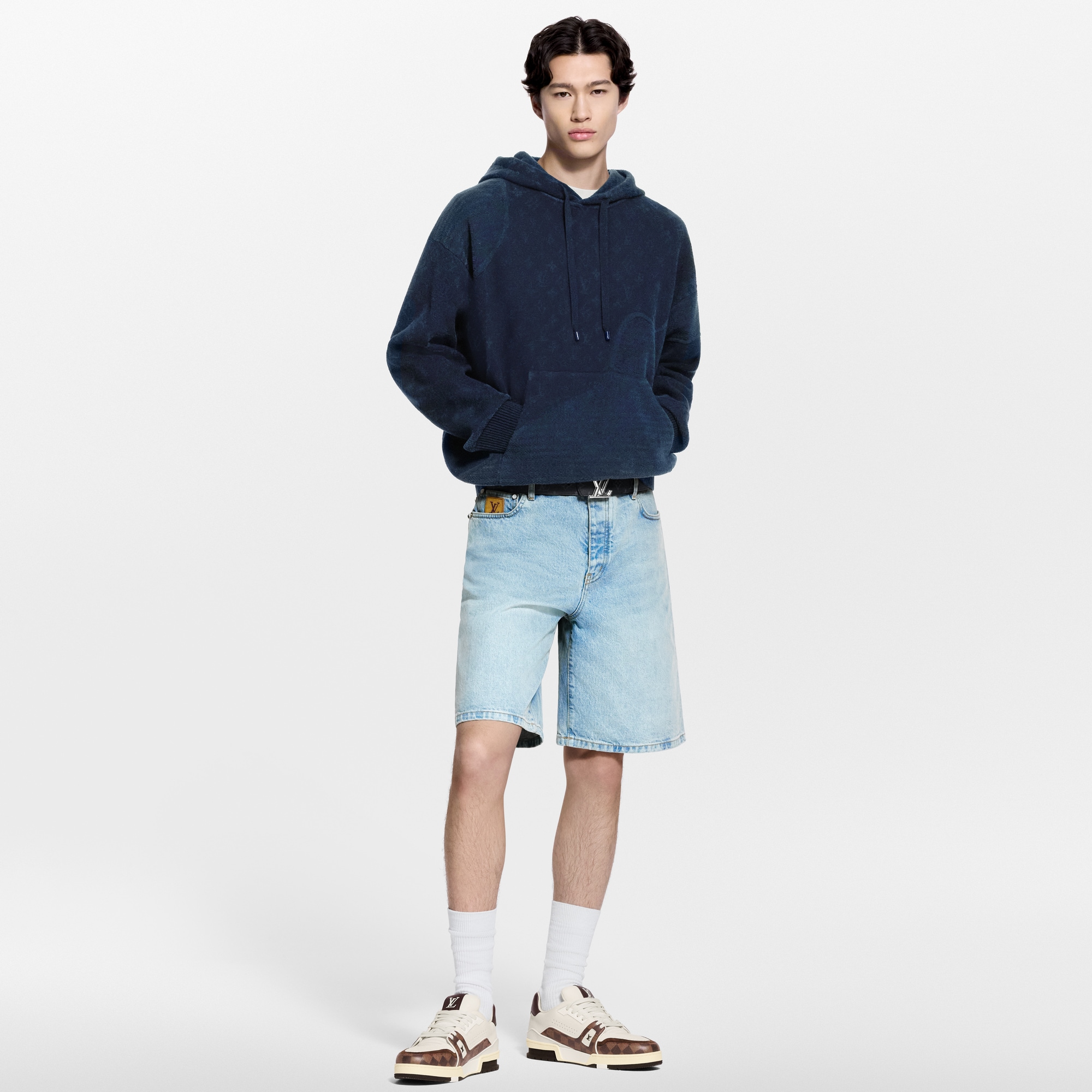 Graphic Jacquard Hoodie  in Men