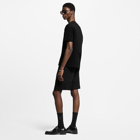 Graphic Jacquard Short-Sleeved Crewneck in Men's Ready-to-Wear All Ready-to-Wear collections by Louis Vuitton (Product zoom)