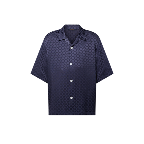 Graphic Jacquard Short-Sleeved Shirt in Men's Ready-to-Wear Shirts collections by Louis Vuitton (Product zoom)