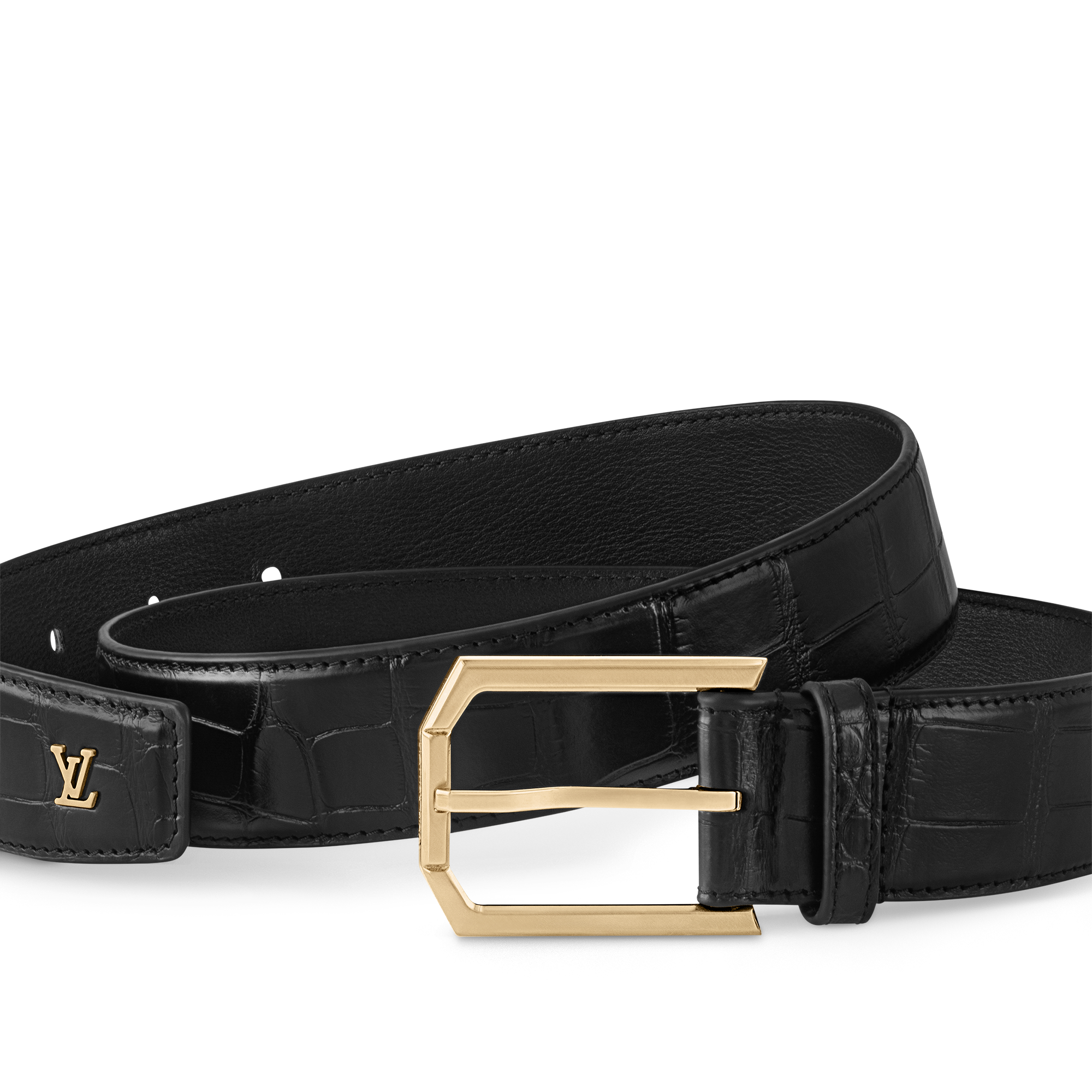 Heritage 35mm Belt Crocodilien Mat in Men