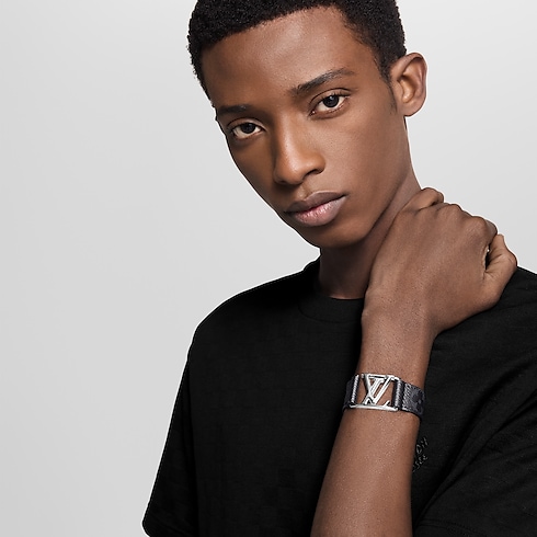 Hockenheim Bracelet Monogram Eclipse in Men's Fashion Jewellery All Fashion Jewellery collections by Louis Vuitton (Product zoom)