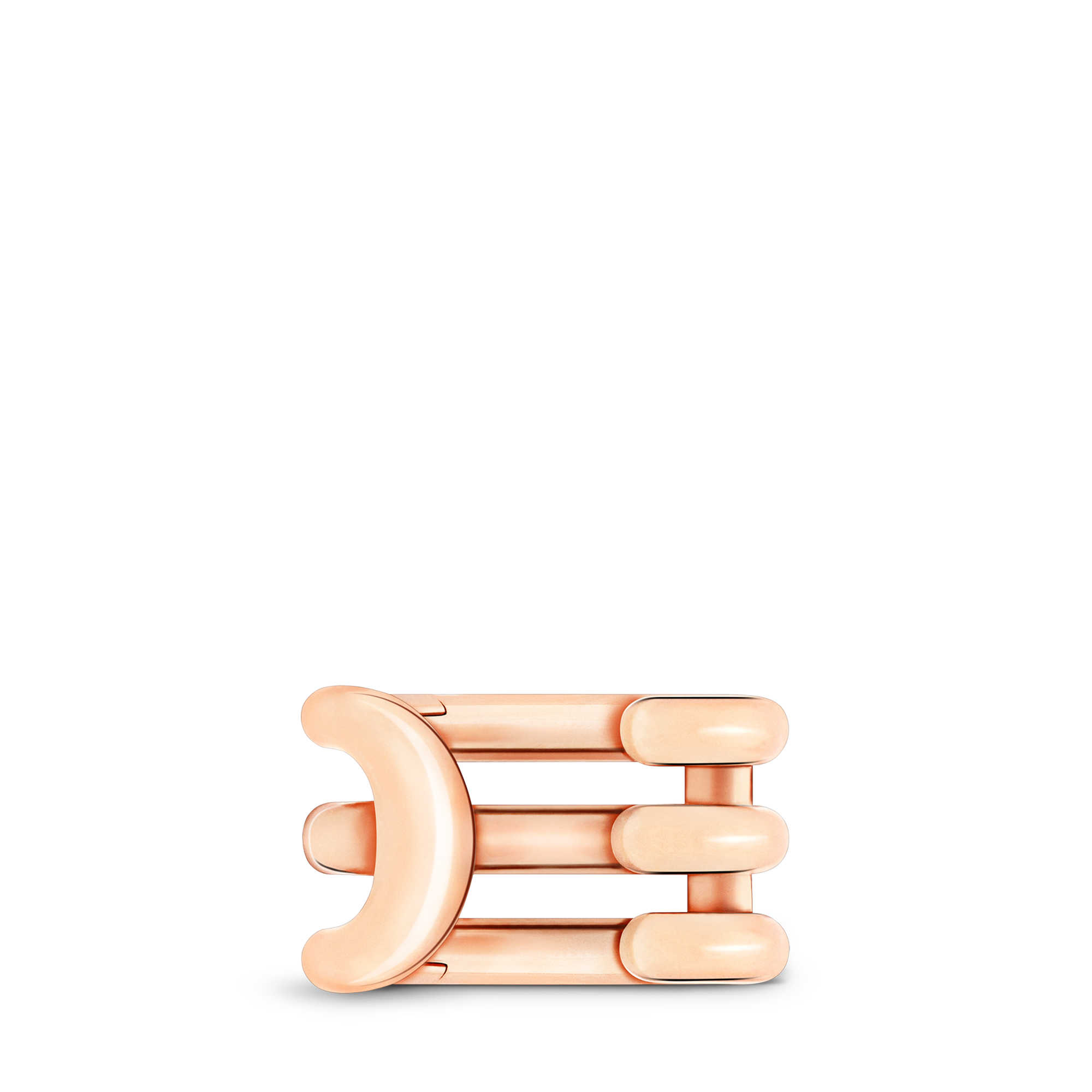 Idylle Blossom Ear Cuff, Pink Gold And Diamonds - Per Unit  in Jewellery