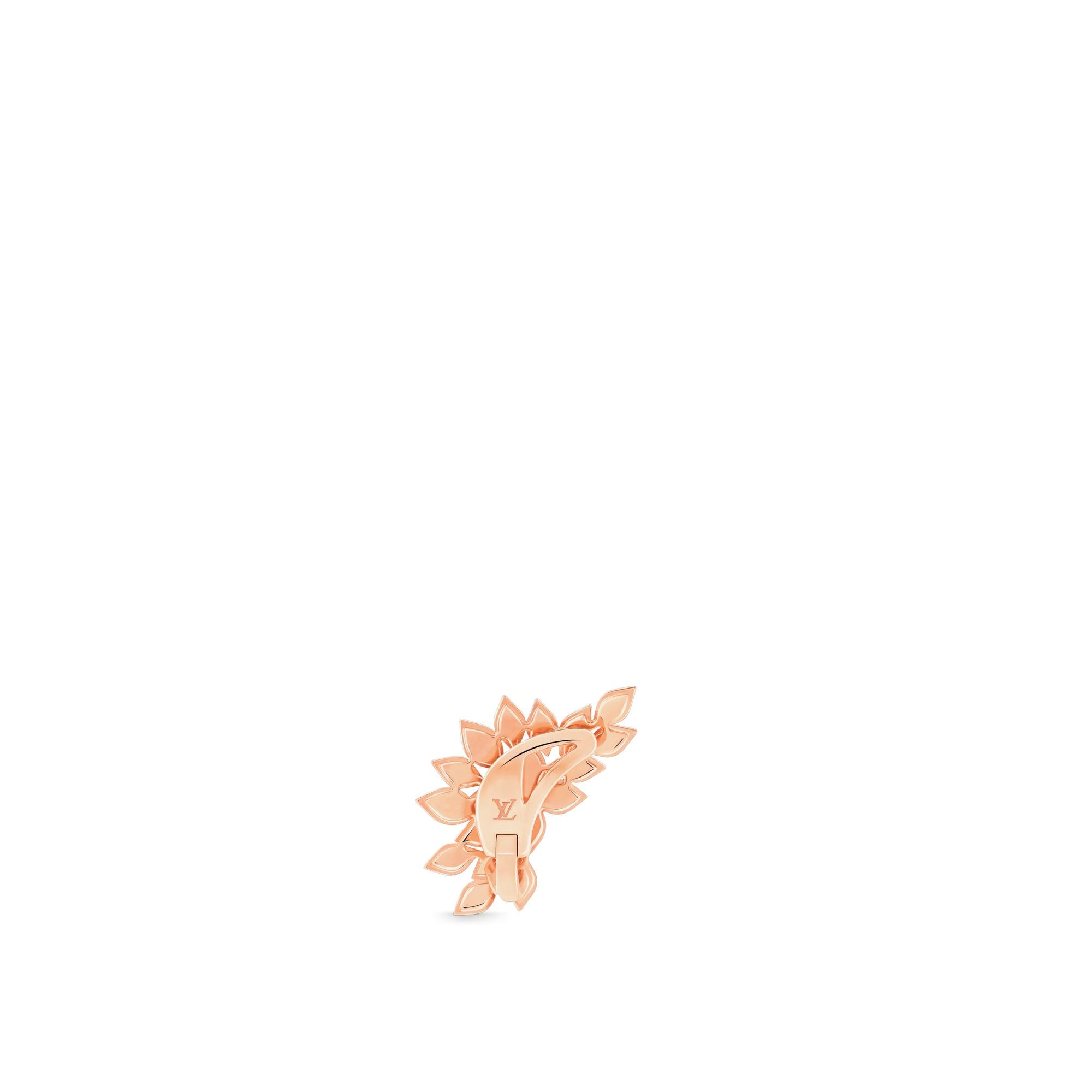 Idylle Blossom Ear Cuff, Pink Gold And Diamonds - Per Unit  in Jewellery