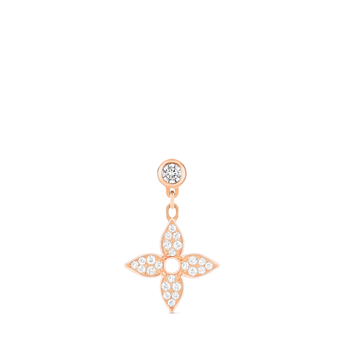 Idylle Blossom Ear Stud, Pink Gold And Diamonds - Per Unit in Jewellery's Categories Earrings collections by Louis Vuitton (Product zoom)