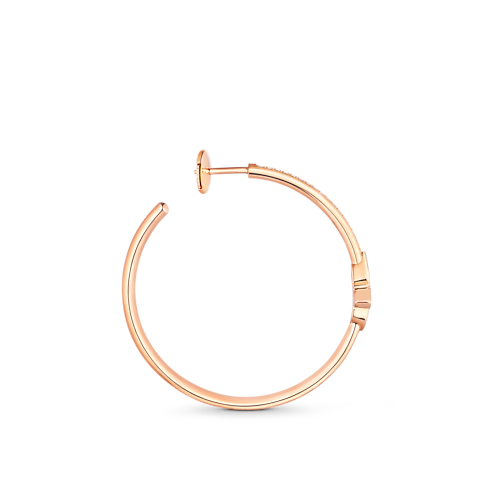Idylle Blossom Hoops, Pink Gold And Diamonds in Jewellery's Categories All Fine Jewellery collections by Louis Vuitton (Product zoom)
