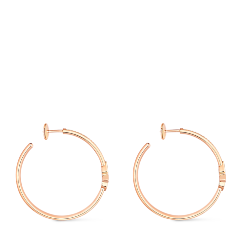 Idylle Blossom Hoops, Pink Gold And Diamonds in Jewellery's Categories All Fine Jewellery collections by Louis Vuitton (Product zoom)