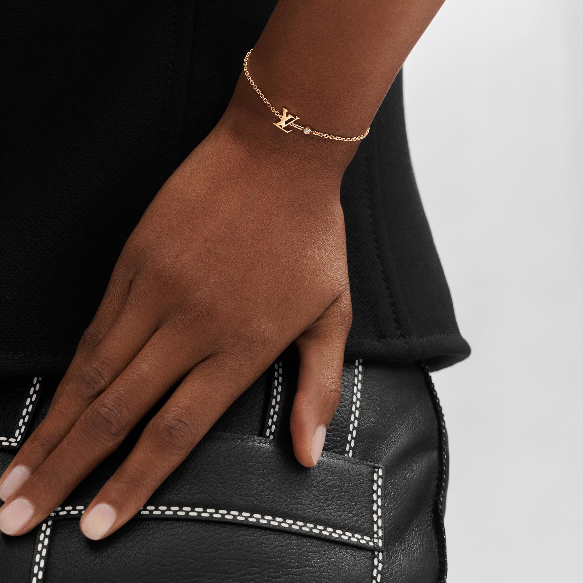 Idylle Blossom LV Bracelet, Pink Gold and Diamond  in Jewellery